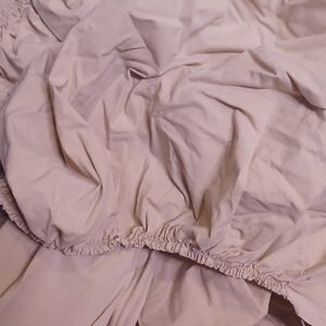 Mainstays Elegant Tan Fitted And Flat Bedding Sheet